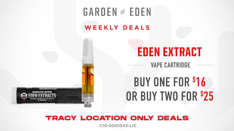 Garden Of Eden - Tracy Eden Extracts Cartridge