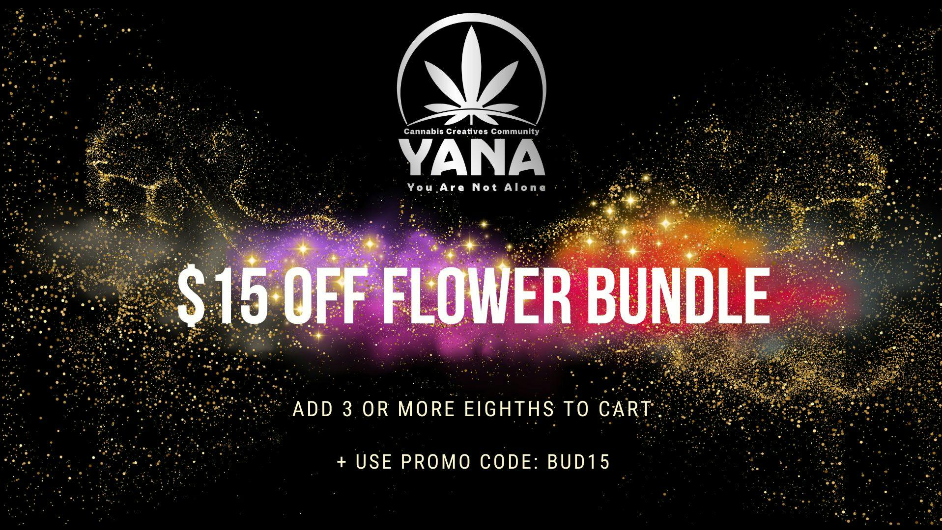 Yana Wellness Center - Delivery GET $15 OFF 3 OR MORE EIGHTHS