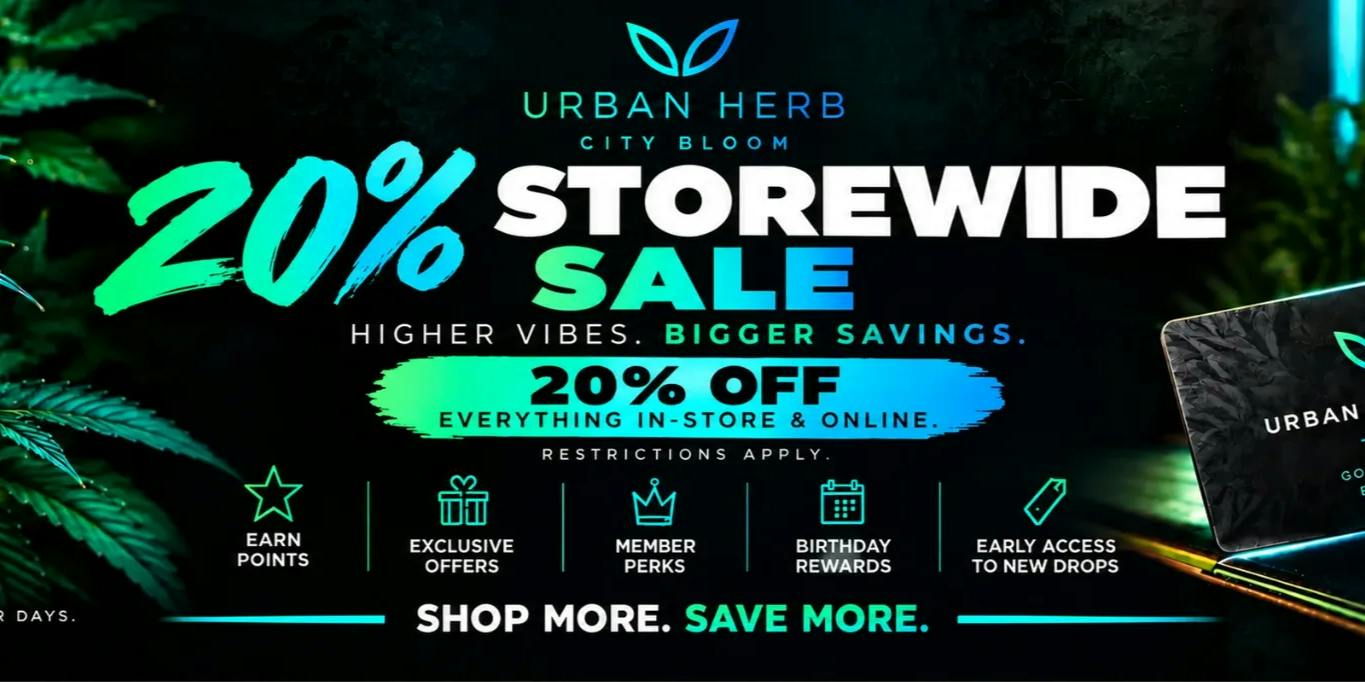 Urban Herb 20% OFF ENTIRE STORE