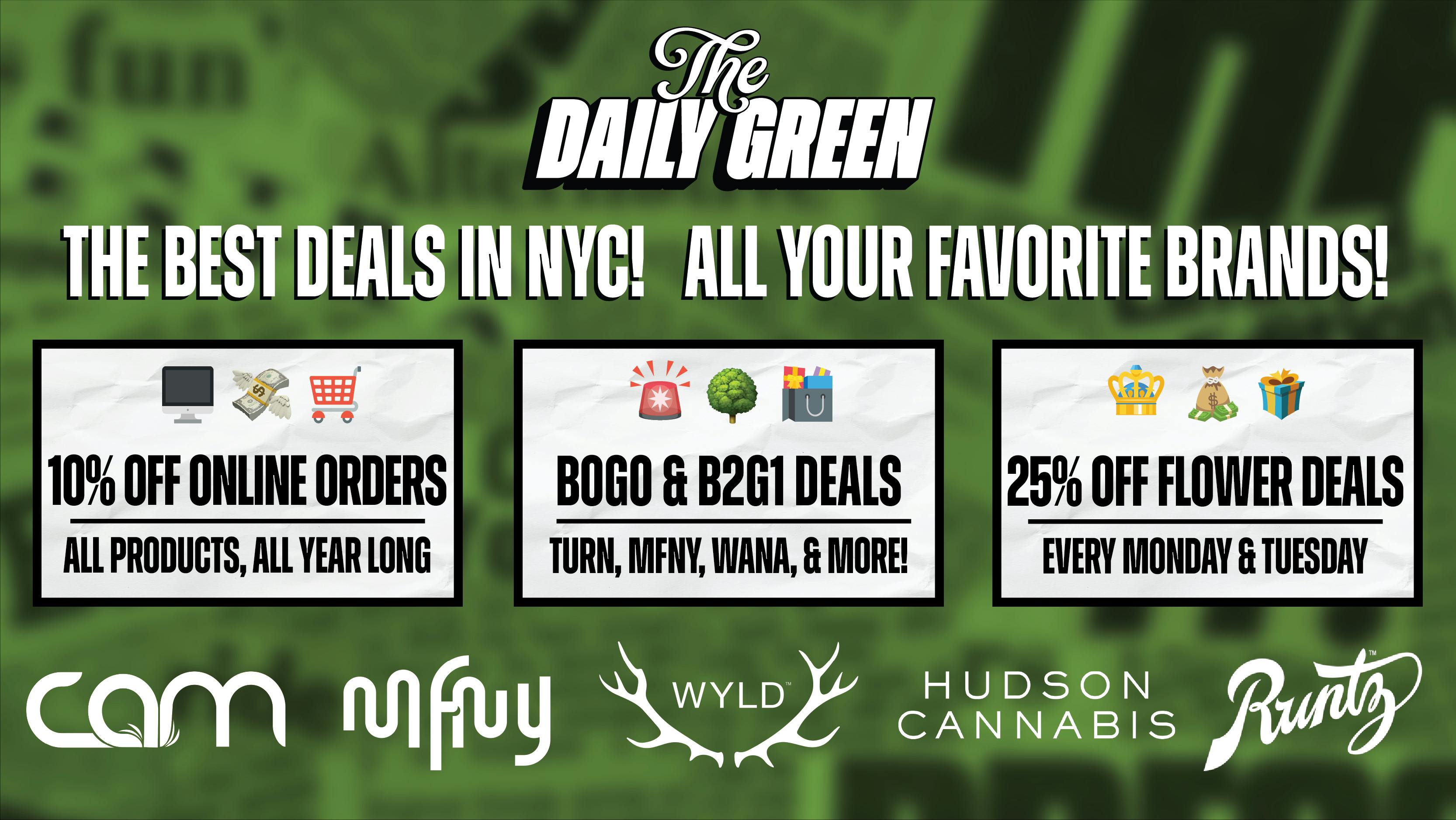 The Daily Green 📰🌳 THE DAILY GREEN - BOGO & B2G1 VIP Deals! 🌳📰