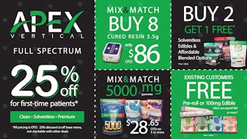 Apex Vertical 25% OFF Welcome In !!