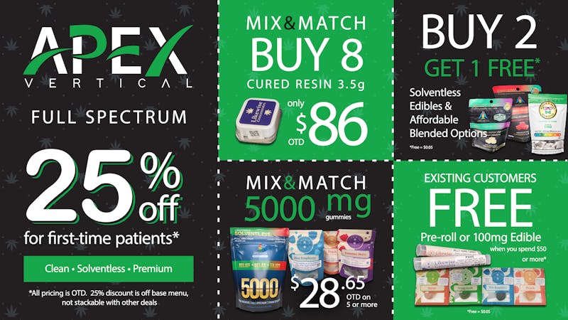 Apex Vertical 25% OFF Welcome In !!