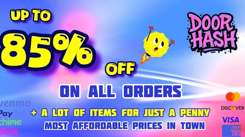 Doorhash Up To 85% OFF + Tiers