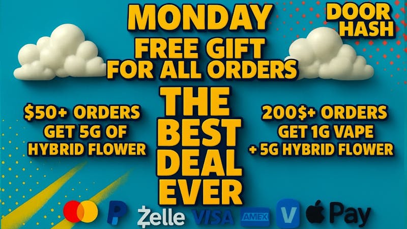 Doorhash Get 5G Of Flower,Vape Pen & Preroll On Monday