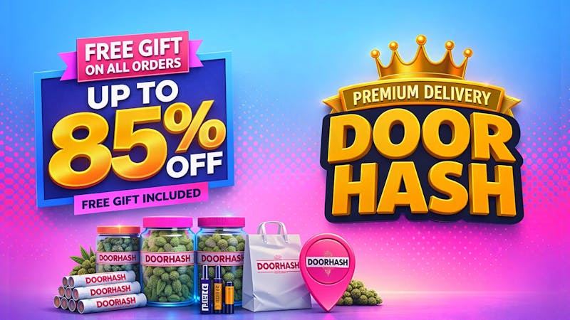 Doorhash 💥 UP TO 85% OFF + FREE GIFT 🎁