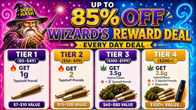 Doorhash - Bakersfield 🎁Free Flower + Preroll + Other Tiers 🎁