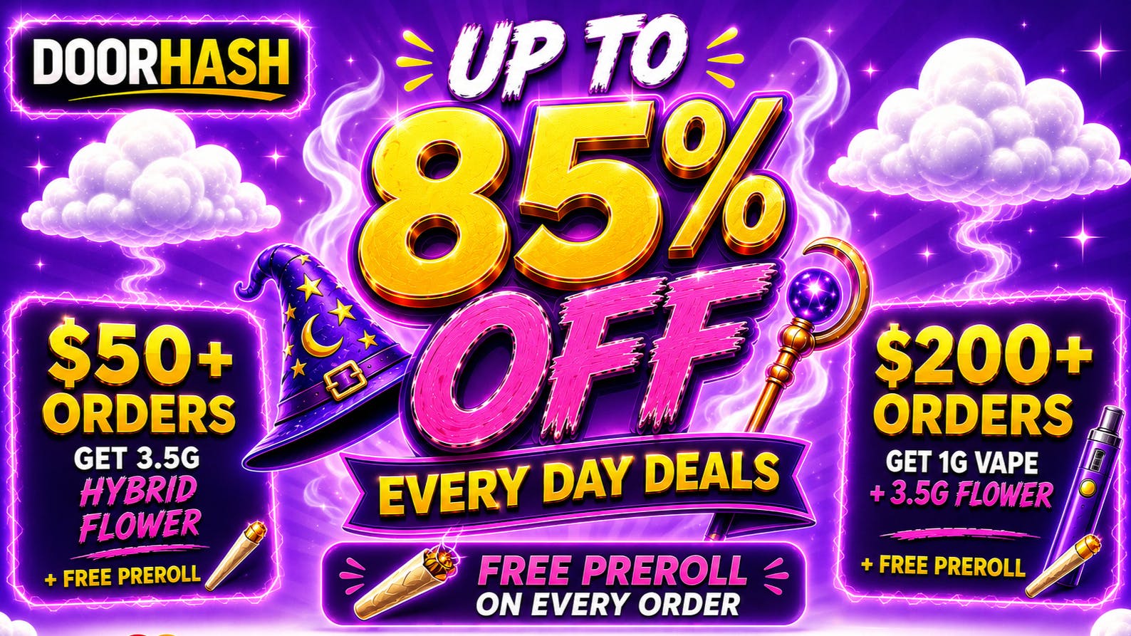Doorhash Wizard's Rewards⚡️🌪️