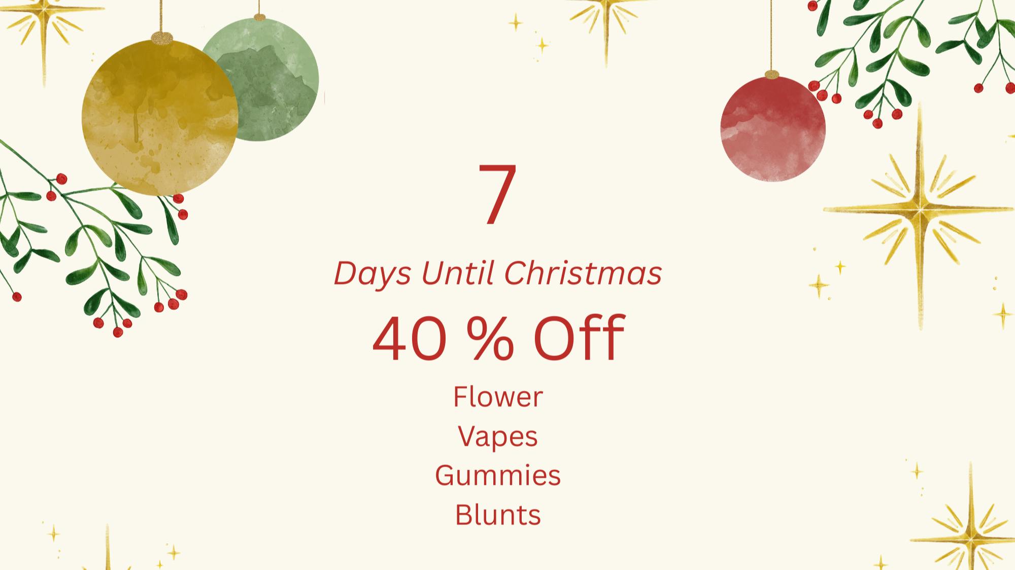 Canablume 7 Days Untill Christmas