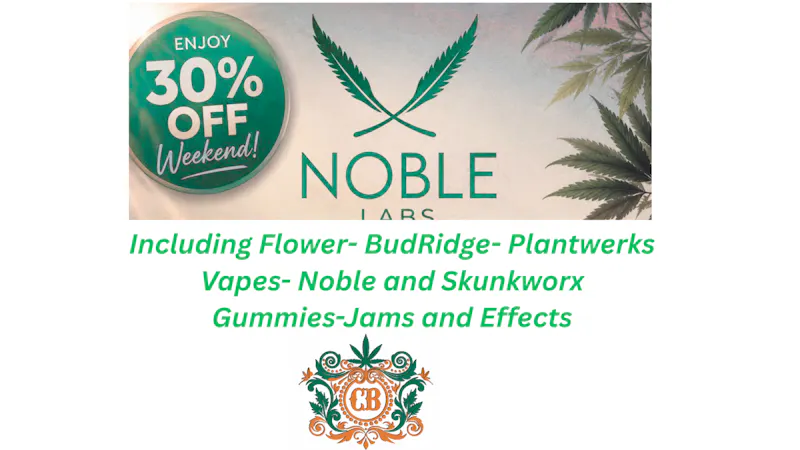 Canablume Noble Lab Weekend