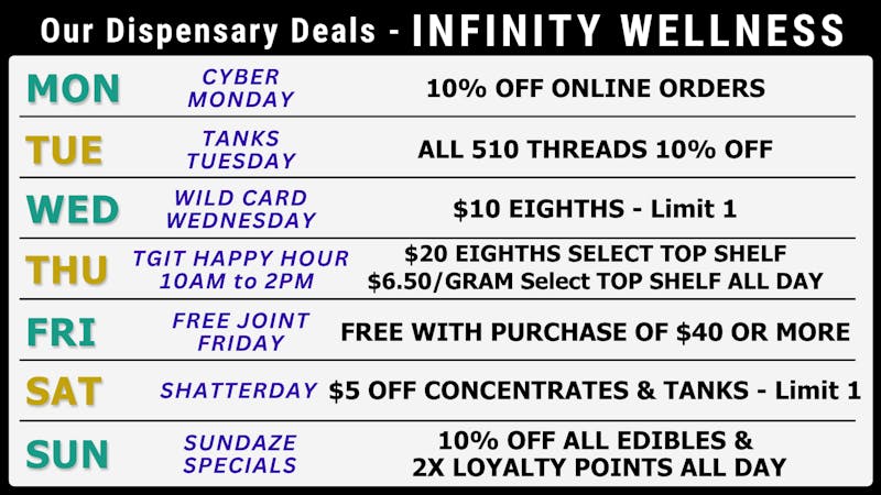 Infinity Wellness 6th St SW Our Daily Deals