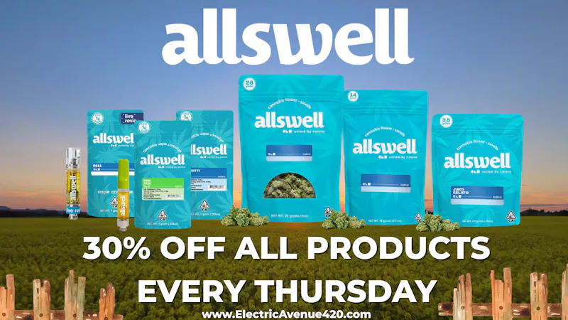 ELECTRIC AVENUE Allswell 30% off Thursday's