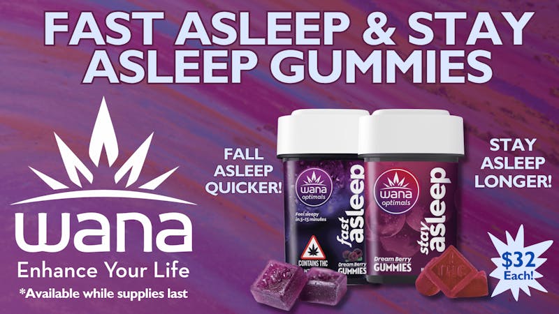 Canna Provisions Holyoke 🍬 WANA - Fast Asleep & Stay Asleep