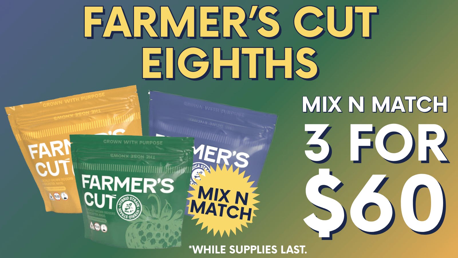 Canna Provisions Holyoke 🚀 Farmer’s Cut Bundle