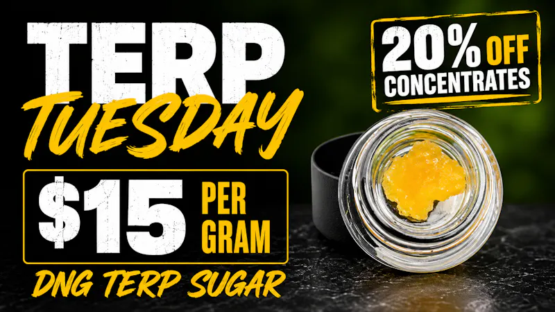 Dakota Health and Wellness Terp Tuesday Special - $15g Terp Sugar