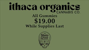 The Shady Grove Dispensary Ithaca Organics Gummies $19.00otd