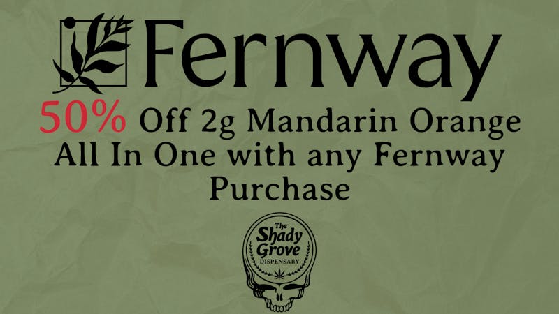 The Shady Grove Dispensary 50% off Mandarin Orange 2g AIO