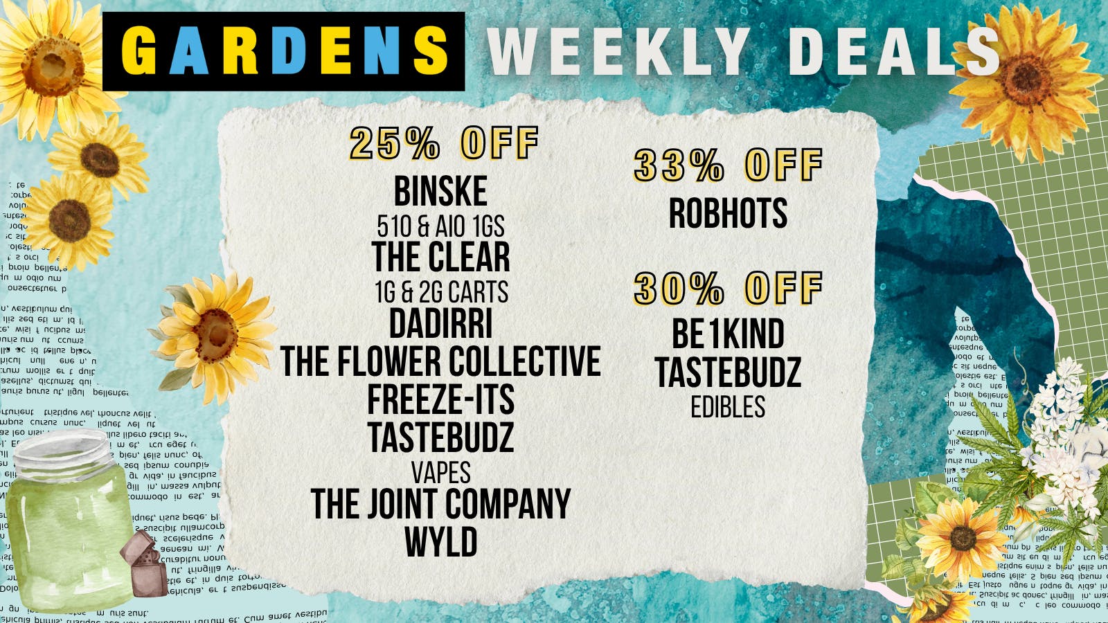 Park Hill Gardens Weekly Deals 8/20 - 8/27
