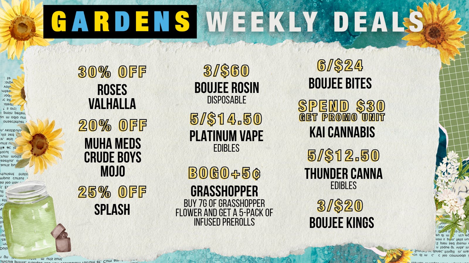 CannaBay Weekly Deals 8/20 - 8/27