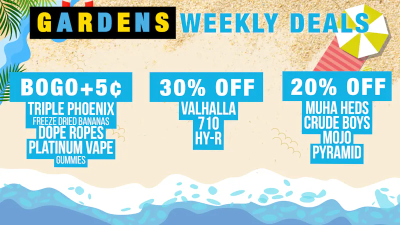 Urban Gardens Weekly Deals 8/28 - 9/3