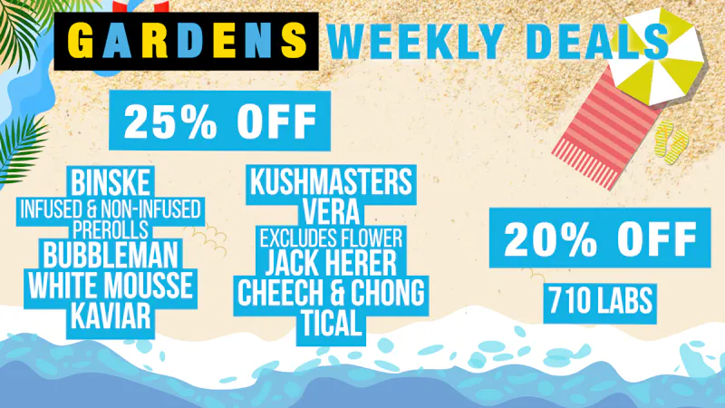 Berkeley Dispensary Weekly Deals 8/27 - 9/3