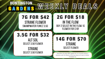 Huntington Gardens Weekly Deals 9/10 9-/17