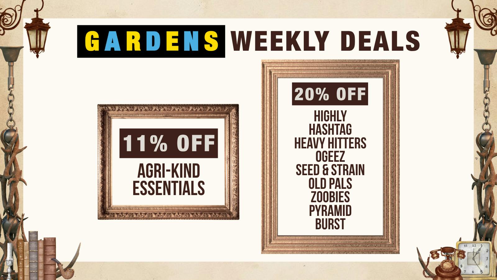 Garfield Gardens Dispensary Weekly Deals 10/1 - 10/8