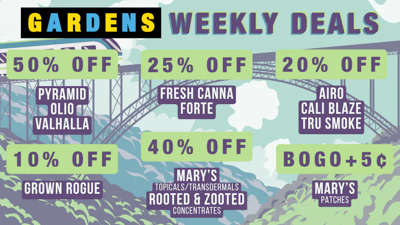 Urban Gardens Weekly Deals 10/15 - 10/21