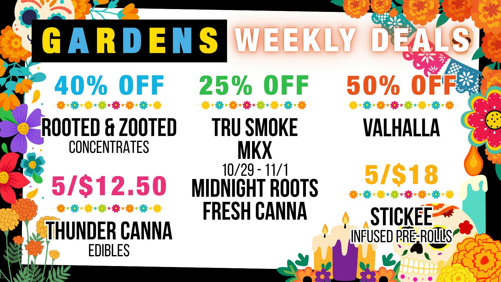 CannaBay Weekly Deals 10/29 - 11/5