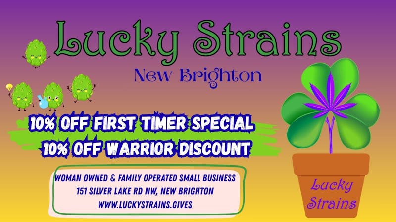 Lucky Strains Cannabis Dispensary 10% Off First Timer & 10% Off Warrior