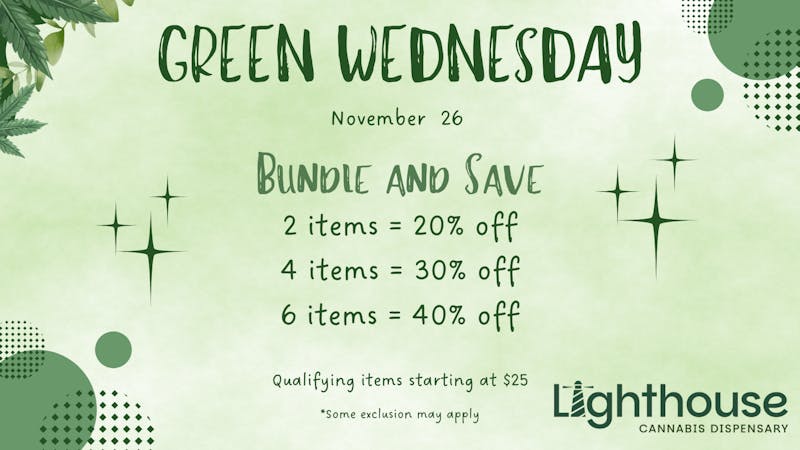 Lighthouse Cannabis Dispensary - Gulfport Green Wednesday