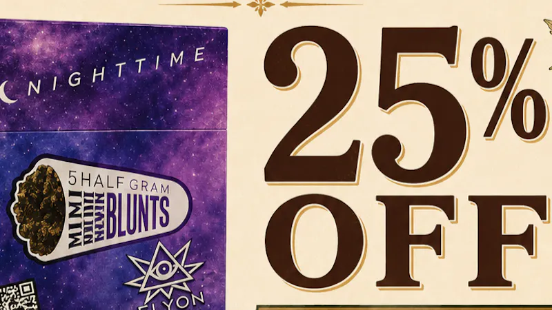 Benedict's Supply 25% off Elyon Mini Blunts