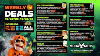 Muha Meds Ypsilanti - Recreational IT’S ALWAYS FRIDAY AT MUHA! 9AM - 12PM
