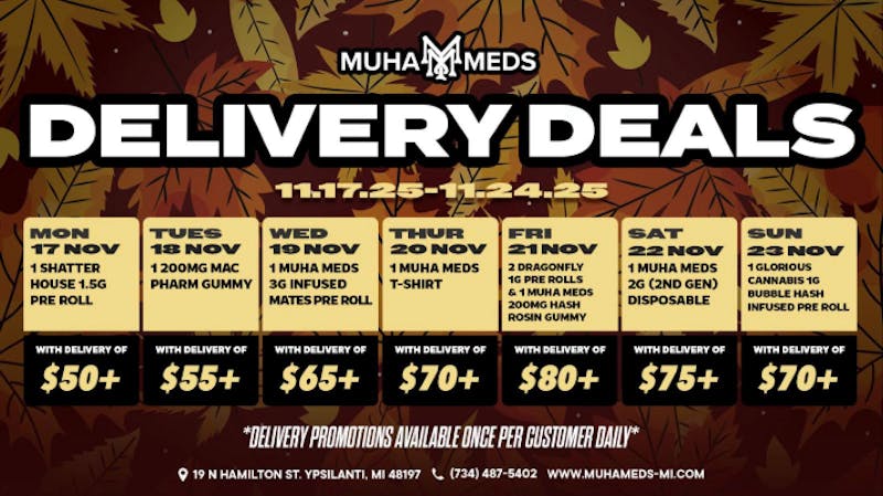 Muha Meds Ypsilanti - Recreational WE'RE ABOUT THAT ACTION! 4:30PM-7PM ONLY!