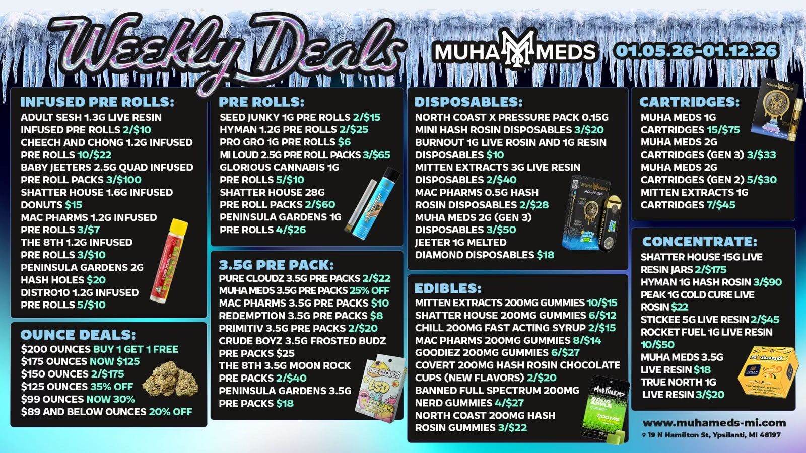 Muha Meds Ann Arbor - Recreational Delivery IT'S TIME TO SMOKE UP! 5PM-9PM ONLY!