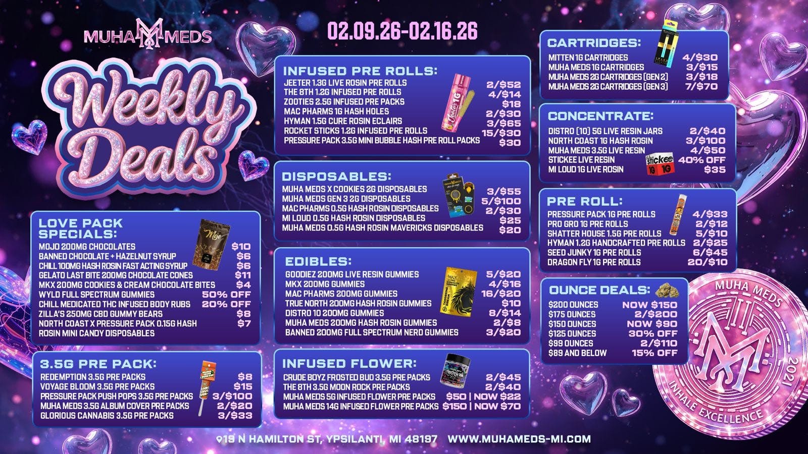 Muha Meds Ypsilanti - Recreational THIS WON'T GO ON FOR LONG! 4:30PM-8PM ONLY!