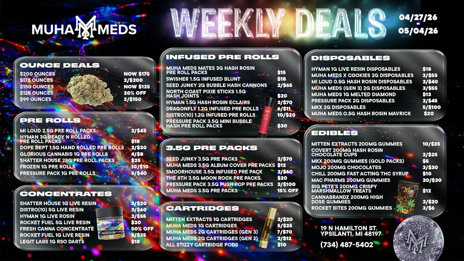 Muha Meds Ypsilanti - Recreational TIME TO BLAZE UP! 9AM - 12PM ONLY!