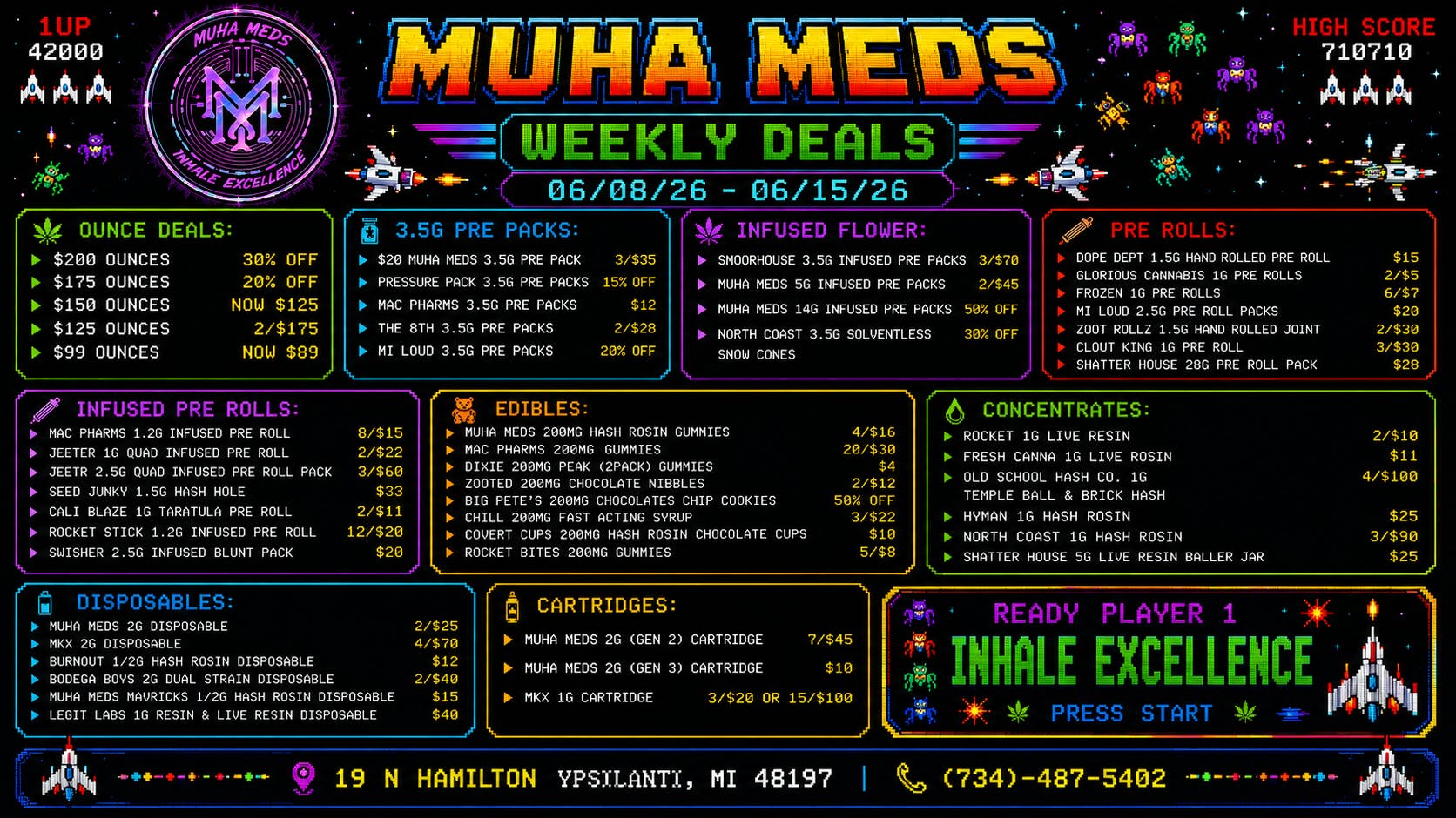 Muha Meds Ypsilanti - Recreational WHERE THERE’S FIRE, THERE’S SMOKE! 10AM TO 2PM