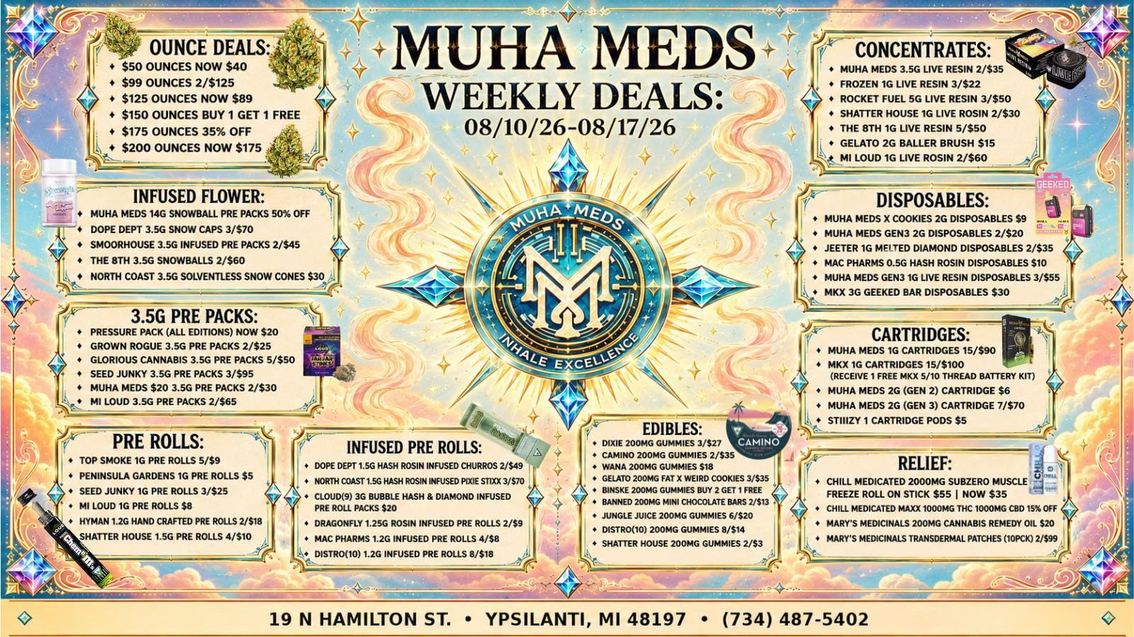 Muha Meds Ypsilanti - Recreational STAY IN THE LOOP! FLASH SALE: 1PM TO 6PM ONLY