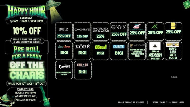 Off The Charts - New Jersey FTP 35% OFF!!!!
