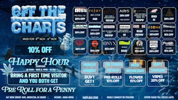 Off The Charts - New Jersey OFF THE CHARTS WEEKLY DEALS. FIRST TIME 25% OFF!!