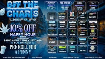 Off The Charts - New Jersey FTP 25% OFF!!!! WEEK DAY DEALS