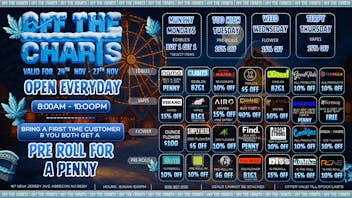 Off The Charts - New Jersey FTP 25% OFF WEEKDAY DEALS