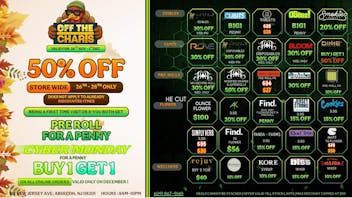 Off The Charts - New Jersey FTP 25% OFF | THANKSGIVING DEALS