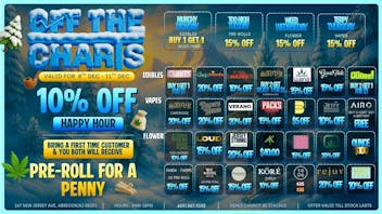 Off The Charts - New Jersey FTP 25% OFF WEEKDAY DEALS