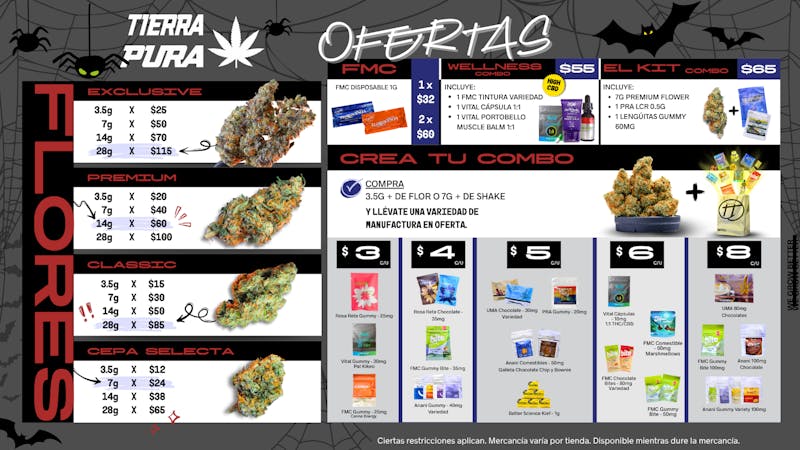 Tierra Pura - Carolina Ofertas de Octubre 👻