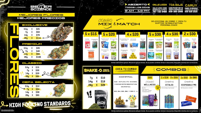 Better Science - Camuy 🍃 Los Mejores Precios 🔥