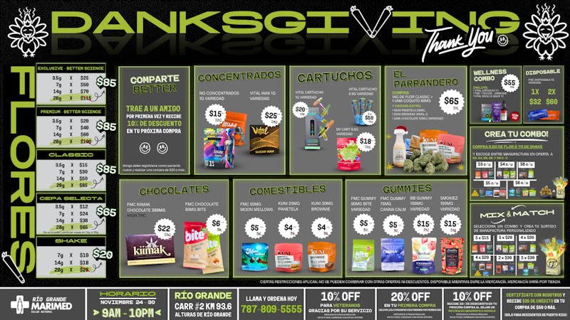 MARIMED 🚨 OFERTAS de DanksGiving 🦃