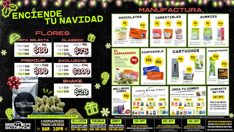 Better Science - Camuy 🎄OFERTAS NAVIDEÑAS 🎁