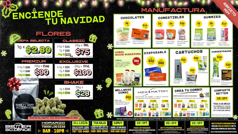 Better Science - Camuy 🎄OFERTAS NAVIDEÑAS 🎁