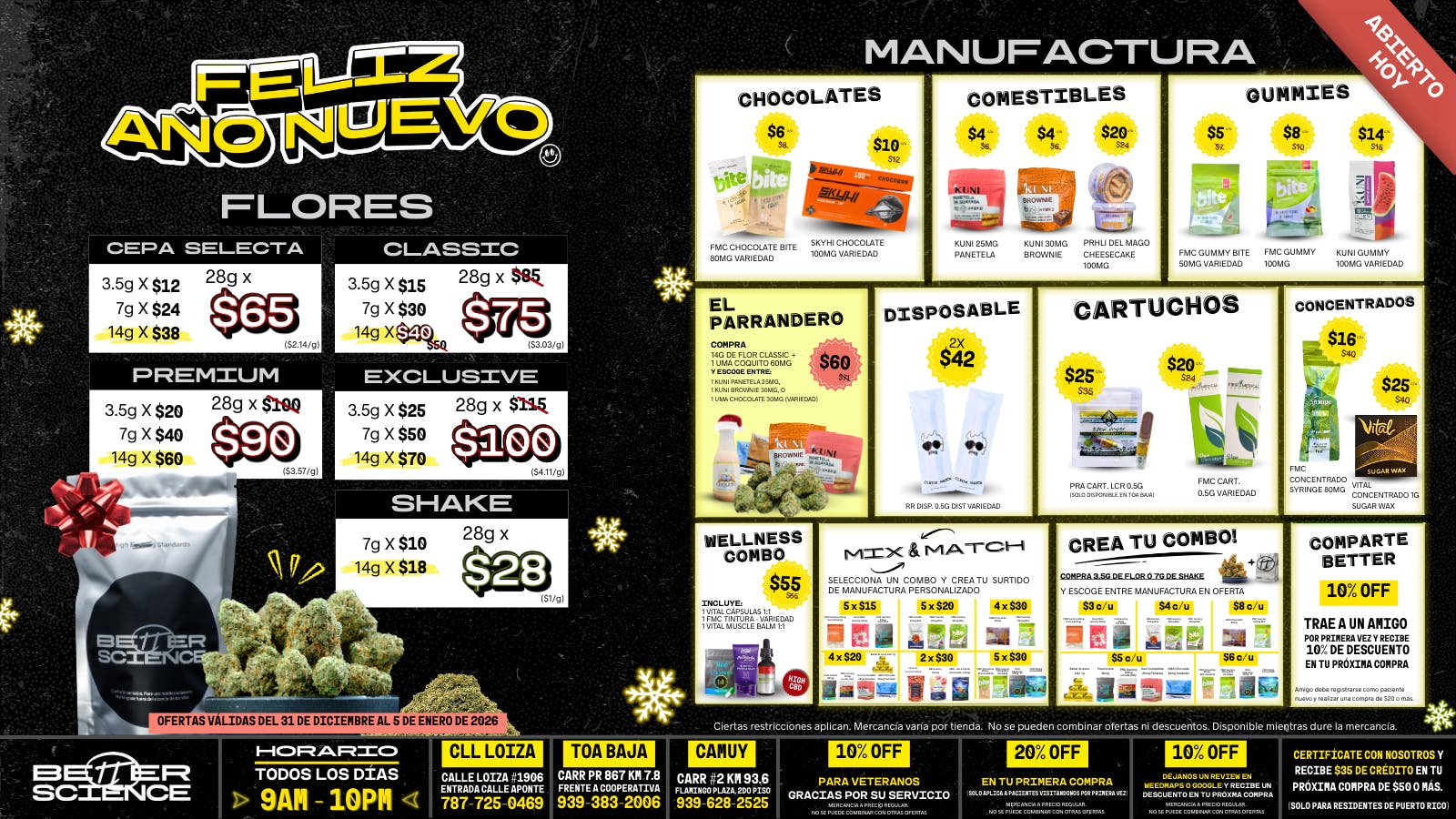 Better Science - Toa Baja 😎 ¡Feliz Año Nuevo! 🥂